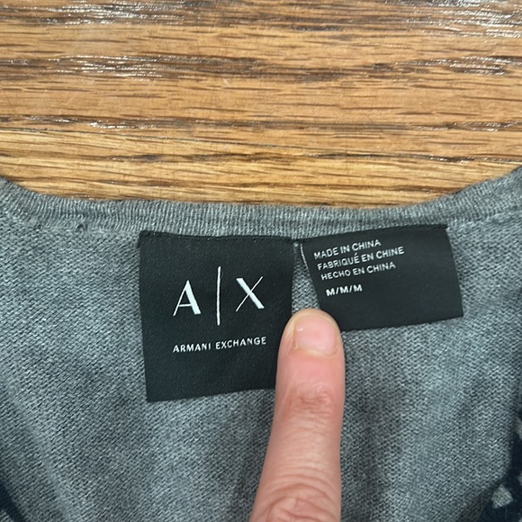 Long sleeve shirts Armani Exchange size m new men - Picture 4 of 5